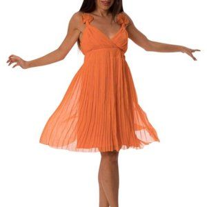 Club Monaco Orange Chiffon Dress Size 00